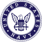 navy badge
